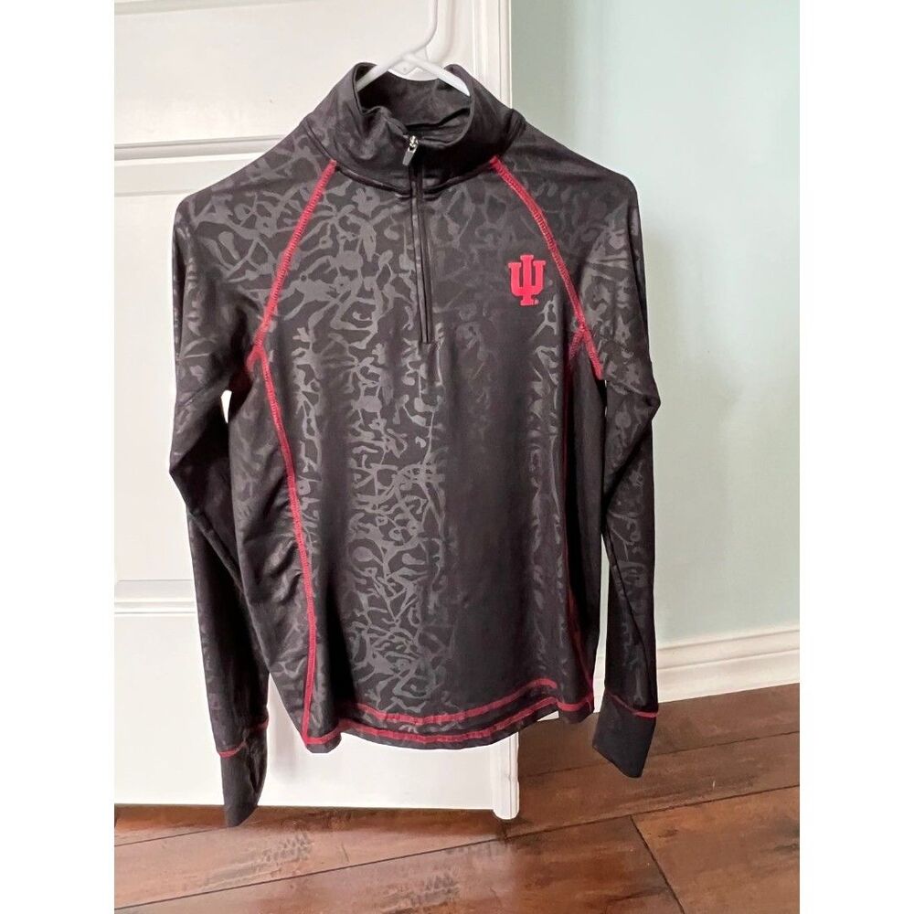 EUC Womenâs Indiana University Half Zip Small